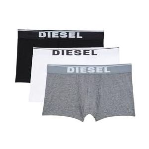 Diesel UMBX-Damienthreepack Caleon Boxershorts (3 stuks) voor heren, Veelkleurig (Dark Grey Melange/Black/Bright White E3843-0jkkb), XL