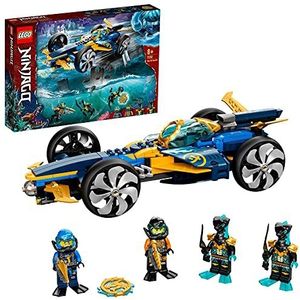 LEGO 71752 NINJAGO Ninja Sub-Speeder SetOnderzeeër & Auto Speelgoed met Cole en Jay Minifiguren