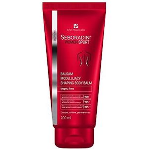 Seboradin WOMEN SPORT Modelling Lotion voor Vrouwen, Anti-cellulitislotion met Cafeïne en Glaucine, Gladstrijkend en Verstevigend voor de Huid, Vermindering van de Lichaamsomtrek, Elk Huidtype, 200 ml