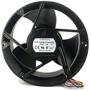 LMNCBVYA High-Performance 172mm Server Fan with Double Ball Bearing EFB1724HHG-7A12 DC24V 1.3A