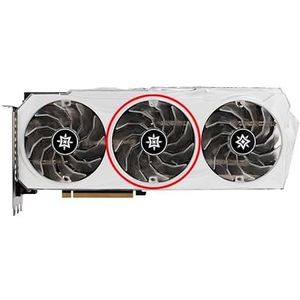 88MM TH9215S2H-PDB02 DC12V 0.45A grafische ventilator voor GALAX voor RTX 3090 3080Ti 3080 3070Ti 3070 3060Ti 3060 voor BOOMSTAR koelventilator(Middle fan)