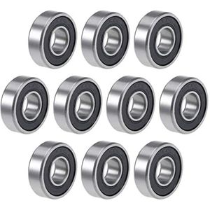 10 stuks Diepe Keel Kogellagers 688rs 684 685 686 687 688 689 ZZ RS 2RS 2RS Rubber Afdichtingslager Cove voor Longboard Rolschaatsen (Kleur: -2rs Zwart, Maat: 688 8 x 16 x 5 mm ABEC-3)