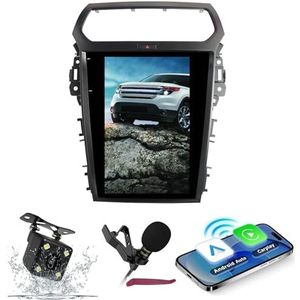 Android 15 Autoradio Navi voor F-ord Explorer (2013-2014) 12.1 ""Touchscreen Car Multimedia Player met draadloze carplay GPS-navigatie Bluetooth5.0 HIFI FM 5G-WiFi SWC DSP MIC,4g+64g