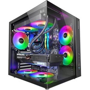 MCV-ONE - Gaming Behuizing - Zwart - Gehard Glas - Inclusief Ventilator