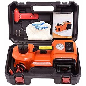 Vloerkrik, 12V drie-in-een elektrische hydraulische jack SUV Tyre Change Electric Jack, Tyre Wisselgereedschap,Krik hem op