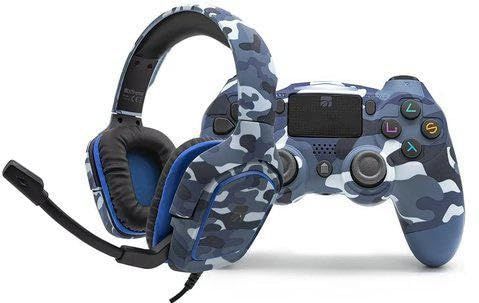 Xtreme - 90432 - Gamepad - Blauw - Bluetooth - Analoog/Digitaal - PlayStation 4