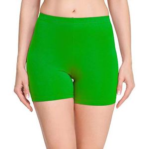 Merry Style Dames Shorts Fietsbroek Onderbroek Hotpants van Katoen MS10-392 (Groen, S)