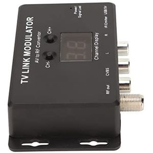TV-linkmodulator Lange Afstand Voorkomt Interferentie Ondersteuning PAL NTSC AV Naar RF-modulator met IR-retour voor Dvd-settopbox