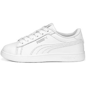 PUMA Smash 3.0 L schoenen voor kinderen 27.5 White Cool Light Gray