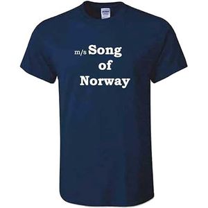 MITEES gedragen door David Bowie - Navy Song of Norway T-Shirt Tribute