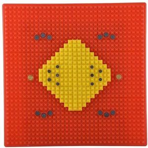 Fashnkart Acupressuurmat I - Super met koperen voetmassageapparaat beenpijn, krampen, hielpijn, kniepijn