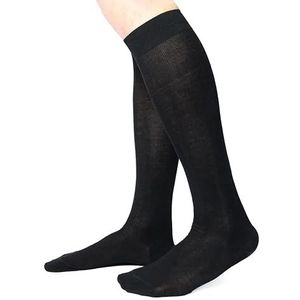 Sokken voor heren, lang, van het fijnste katoen, 100% draad, 6 paar – drie maten - - 43