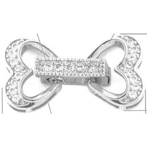 DIY kralen parels sieraden maken accessoires decoratieve bloem hart charme sluiting connector sluiting sluitingen benodigdheden-wit goud_o-als foto