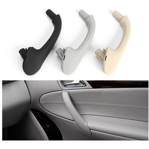 Binnendeurgreep Auto Voor Benz C-Klasse W203 2000-2007 Interieurdeurgrepen Vervangen 2038101551 2038101651 Auto Binnen Deurgrepen(zwart,Front Right)