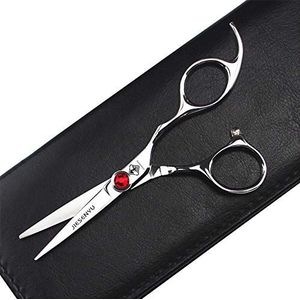JIESENYU Professionele Kappers Schaar 440C Staal Kapper Styling Gereedschap 4/5/5.5 Inch Haarschaar (een 5 inch schaar)