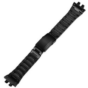 Roestvrij Stalen Horlogeband Fit for Casio GW-B5600 DW5600/M5610/GMW-B5000/GA2100/GM-2100 GM5600 Horlogeband Metalen Stalen Band armband (Color : Black for GMW-B500, Size : For GA2100 GA2110)