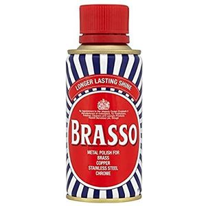 Brasso Messing Koper Chroompolish voor vloeibaar metaal 175 ml