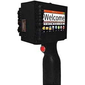 Handheld Inkjet -printer Slimme handheld inkjetprinter 25mm grote karakter automatische verpakking tas barcode datum codering machine Niet gemakkelijk te vervagen