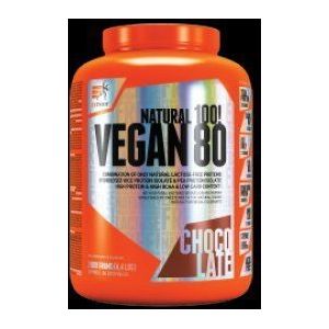 Extrifit Vegan 80 - 1 verpakking x 2000g - Mengsel van plantaardige eiwitten - Geen suiker en geen lactose (Chocolate)