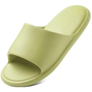 Dia's, Coole EVA-badslippers for dames - Zachte sandalen for binnendouches,voor dames en heren(Green,41 EU)