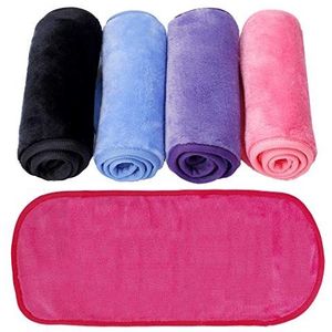 Make-up remover doek - 5 stuks - Make-up doekjes - Wasbaar - Herbruikbaar - Gezichtsreinigingsdoek 16cm x 16cm