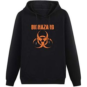 Lightweight Hoodie With Biohazard 'Logo ' Cotton Blend Sweatshirts 3XL
