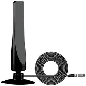 Tv-antenne Digitale Binnenantenne Met Hoge Versterking, Versterkt Signaalversterker For Breedbeeld HDTV-ontvangst, Oplossing For Thuis Eenvoudig Brede Compatibiliteit