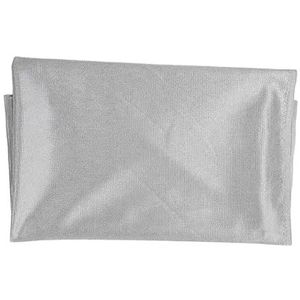 Luidsprekerstof mesh stof, stereo luidspreker stof beschermhoes (grijs, 1,7 m x 0,5 m)