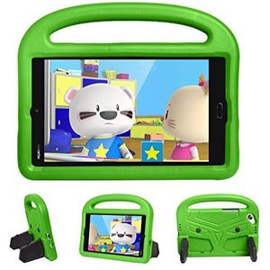 Tablet PC-hoes Tablet Case Compatible with Huawei M3 / T3 / T8 Lite 8.0 Silicon Case Compatible with Kids, Compatible with Kinderen Schokbestendige Lichtgewicht Dropbestendige Stand Tablet Case, met H