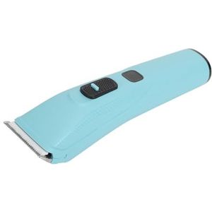 BROLEO Elektrische tondeuse, tondeuse, nauwkeurige verzorging met 2 geleidekammen voor het dagelijks leven (cyaan)