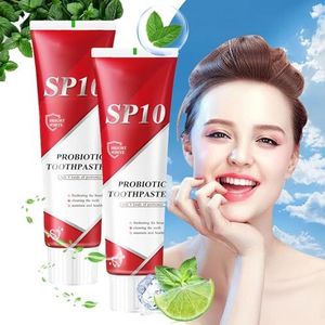Probiotische tandpasta, Sp10 tandpasta met tandenborstel, Sp10 whitening tandpasta om tandvlekken te verwijderen, probiotische whitening tandpasta