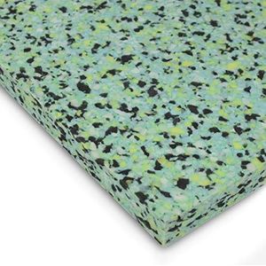 ACOUSPANEL Isolatieplaten voor Geluidsisolatie, 6 Stuks 1000x500x20mm, Trillingsisolatie, Contactgeluid, Akoestische Isolatie, Geluidsabsorptie en Akoestische Panelen voor Vloeren (Hoge Dichtheid)