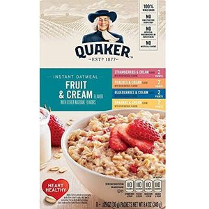 Quaker Instant Havermout Fruit & Room 8 Sachet Box 240g (8 oz)