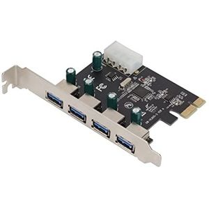 PCIE naar USB3.0-uitbreidingskaart, PCI Express X1-interface PCIE naar USB3.0 high-speed PCB-adapterkaart voor conventionele desktop