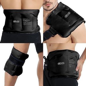 REVIX Grote Ice Pack Wrap voor heup, knie, schouder, rugpijnverlichting, herbruikbare gel cold pack voor verwondingen, zwelling, kneuzingen, chirurgie, ontsteking 16x9