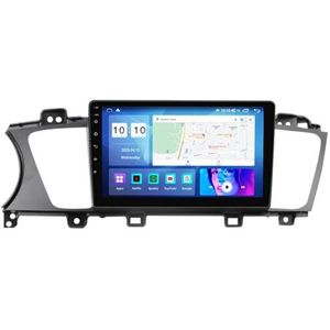 Android 12.0 Car Stereo 9 ""Touch Screen auto audio speler bluetooth stuurwielbediening Voor KIA K7 Cadenza 2013-2017 auto speler Ondersteunt CarAutoPlay PIP GPS Navigatie Backup Camera (Size : 8+WIFI