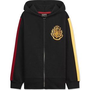 HARRY POTTER Potter hoodie voor meisjes tieners zachte zwart/goud/rood Zweinstein hoodie met ritssluiting sweatshirt meisjestruien voor leeftijd 5 14 cadeaus voor meisjes 11 12 jaar