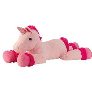 Lifestyle & More Knuffel reuze pluche eenhoorn knuffel XXL 110 cm lang in roze/roze to love