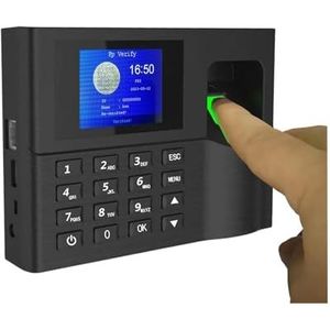 Inklokken in Machine, A4 Tcp/ip biometrische vingerafdruk werknemer tijd- en aanwezigheidsbeheersysteem prikklokmachine Kantoorponsklok(Color:A12-ID,Size:SPANISH_3)