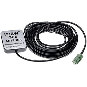 vhbw GPS-antenne compatibel met Pioneer Avic F90BT, F910BT, F9110BT, F920BT Navi - magneetvoet, 5 m, met AVIC-F-aansluiting, zwart