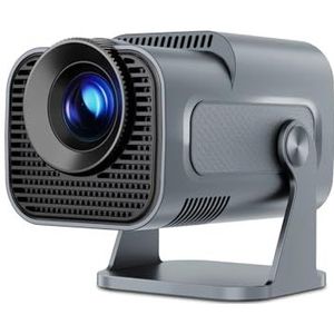 Mini 720P 4K Projector 300ANSI Wifi6 BT5.0 Cinema Outdoor Draagbare 180° Draaibare High Definition-Projectie(Gray)
