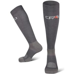 COMPRESSION FOR ATHLETES Compressiesokken voor dames en heren, van hoogwaardig bamboe, gemaakt in de EU, Grijs, 16-21 mmHg