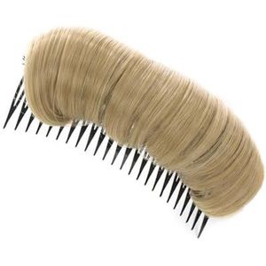 Haarknot, Onzichtbare, synthetische haarverzachter met kussenkam - De ultieme volume knotstyling voor vrouwen(Gold)