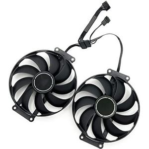 SISS Efficiënte grafische kaartventilator, vervanging voor ASUS RTX 3060 Dual OC & Asus GeForce RTX 3060 Ti 8 GB Dual Mini OC, optimale koelprestaties