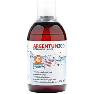 AURA HERBALS® Colloïdaal zilver 100 ppm (500 ml) Argentum200 - hoge concentratie - niet ionisch - veilig en effectief 100%