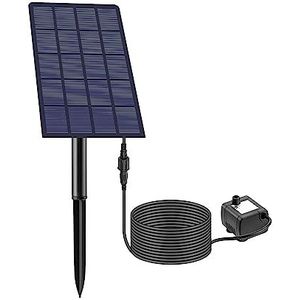 Solar Waterpomp Kit 30W Polysilicium Zonnepaneel Fontein Pomp Kit voor Zon Aangedreven Fontein Vijver Hydrocultuur Tuinen