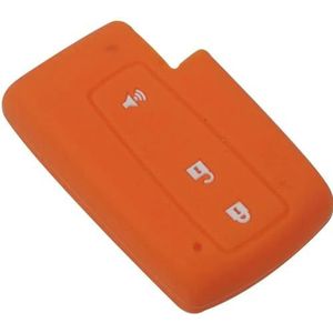 Afstandsbediening Autosleutel Siliconen Hoes Case voor Prius Crown Avensis Verso-Orange
