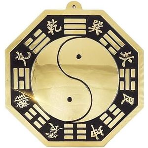 Feng Shui Spiegel, Chinese Bagua Spiegel, Chinese Feng Shui Dent Bagua Spiegel - Boeddhisme Taoïstische Spiegel for Huisdecoratie Ornament met Energie Talisman