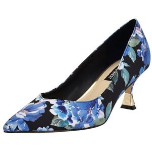 NINE WEST Ariella Damespomp, Blue Bouquet Floral Multi 422, 36 EU, Blue Bouquet Floral Multi 422, 36 EU