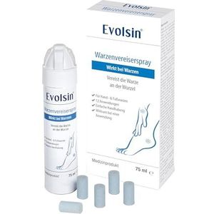 Evolsin - Wart Icing Spray - Wrattenmiddel - 75 ml - Inclusief 12 Applicatoren